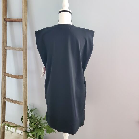 MAC Collection Black Sleeveless Sweater Dress Size M - Picture 2 of 10